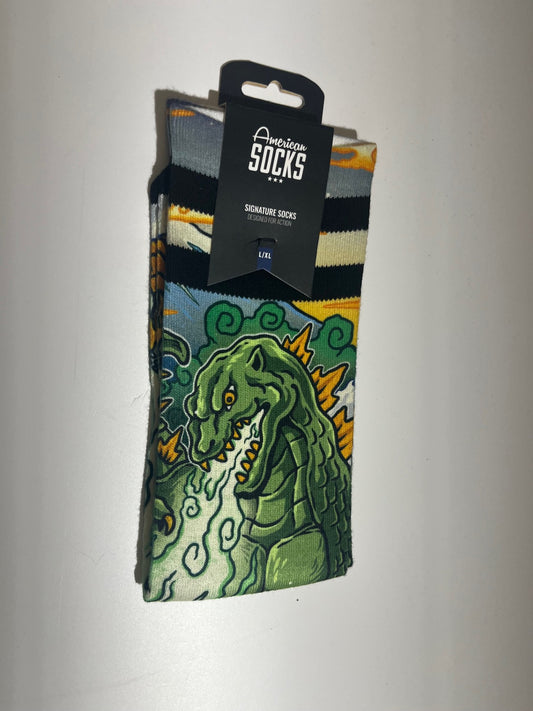 AMERICAN SOCKS - GODZILLA