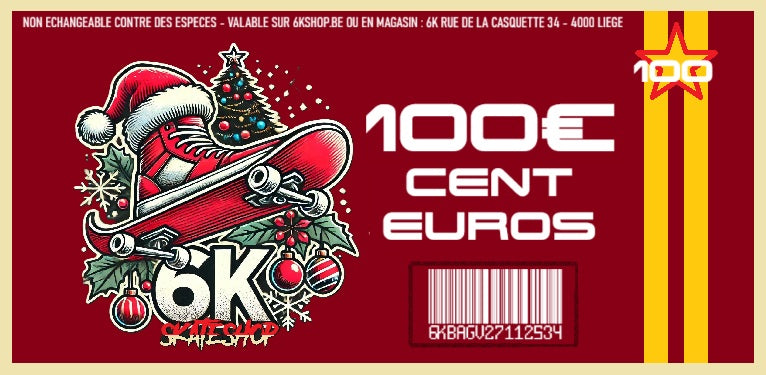 CARTE CADEAU - GIFT VOUCHER : 100€