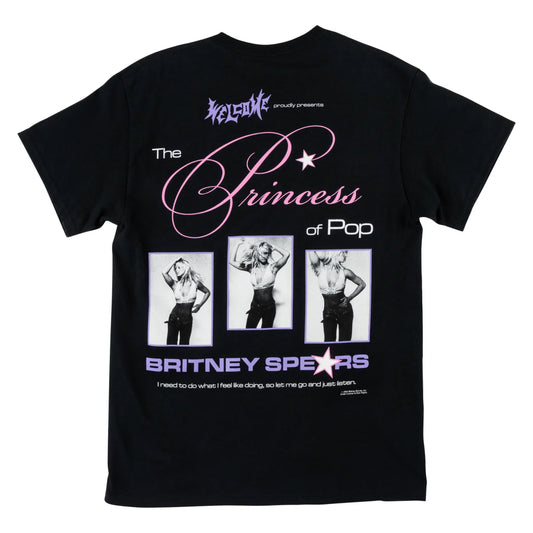 Britney Spears X Welcome - Princess Tee - Black