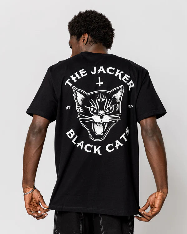 TEE SHIRT JACKER BLACK CATS