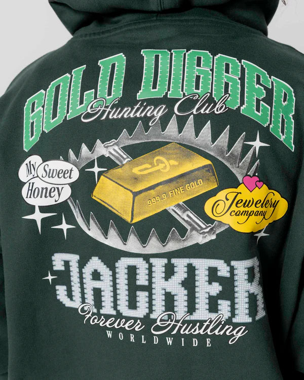 JACKER GOLD DIGGER HOODIE GREEN