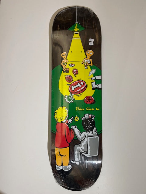 POLAR  ALIEN POKER SKATE DECK - 8.375"