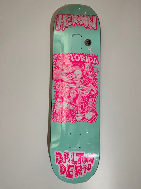 HEROIN DALTON SKATE DECK RAZOR - 8.5"