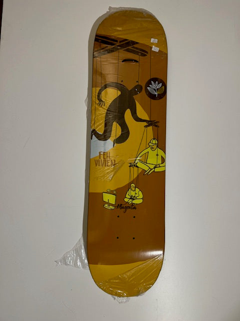MAGENTA VIVIEN SKATE DECK - 8.00"