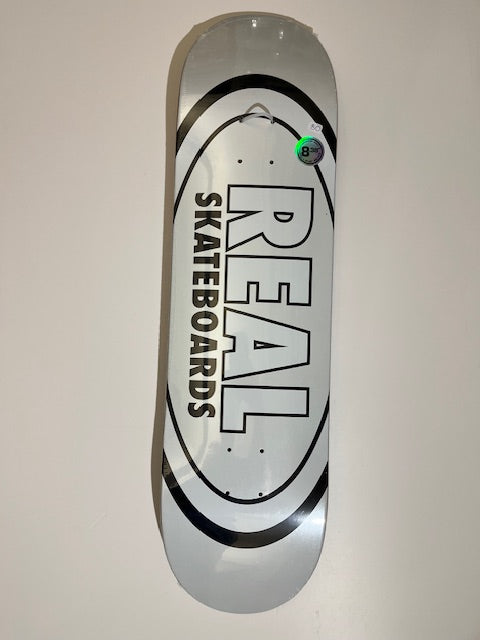 REAL WHITE GLIT SKATEDECK - 8.38"